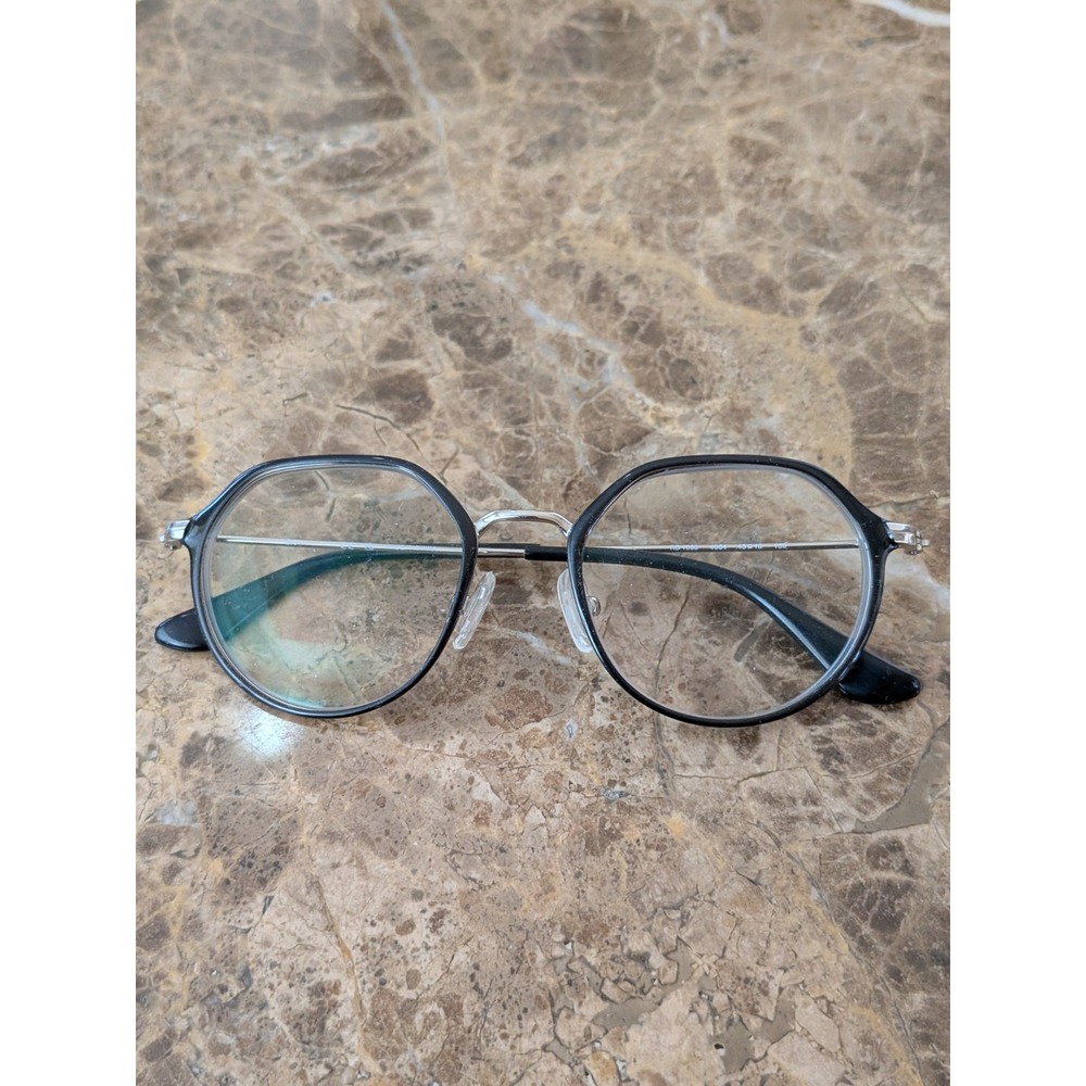 Ray-Ban RB1058 4064 Color Black on Silver Eyeglasses 45-18-130 Brand New